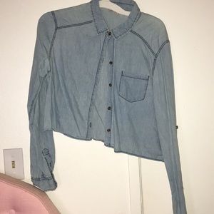 Cropped Denim long sleeve